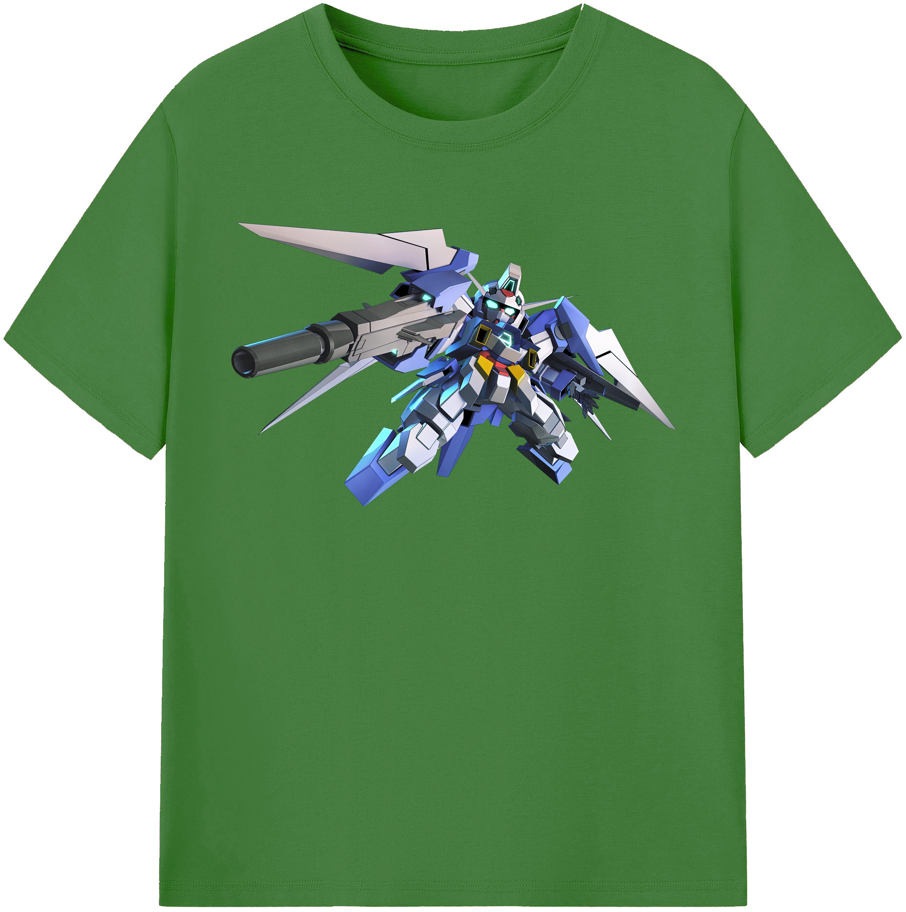 （画像用） 機動戦士ガンダム Mobile Suit Gundam レディースカジュアルプリントTシャツ（綿100％）